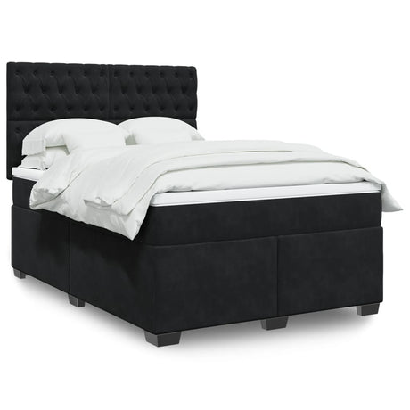 Box Spring Bed With Mattress Small Double Velvet