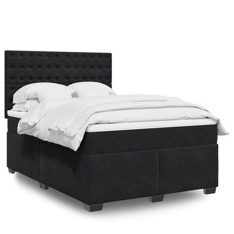 Box Spring Bed With Mattress Small Double Velvet