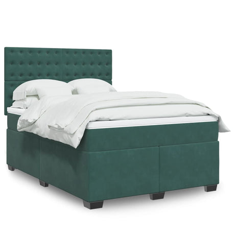 Box Spring Bed With Mattress Small Double Velvet