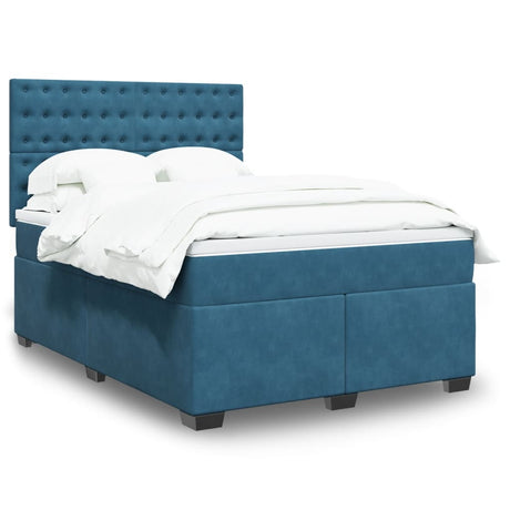 Box Spring Bed With Mattress Small Double Velvet