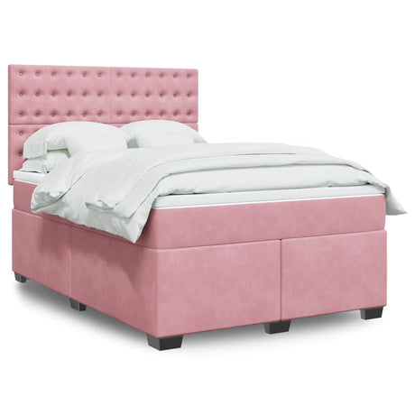 Box Spring Bed With Mattress Small Double Velvet