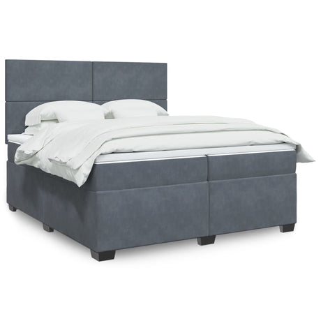 Box Spring Bed With Mattress Small Double Velvet