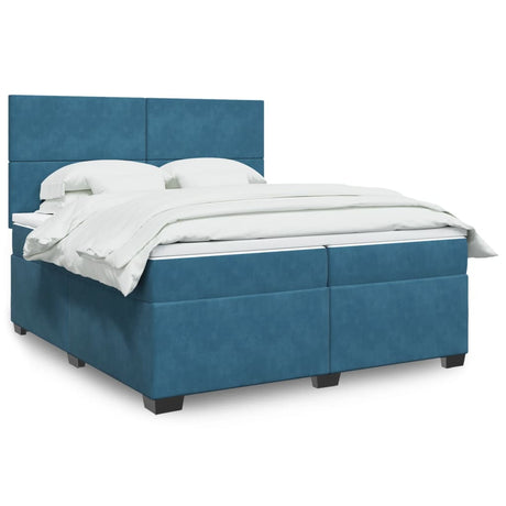 Box Spring Bed With Mattress Small Double Velvet