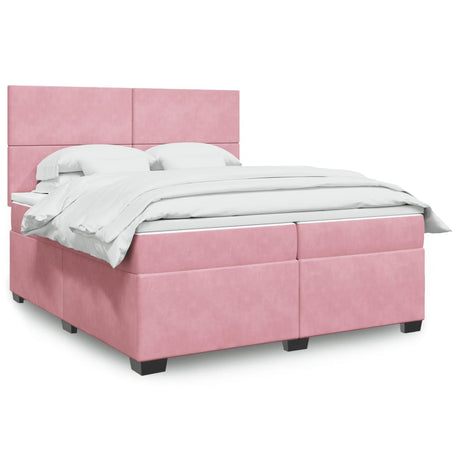Box Spring Bed With Mattress Small Double Velvet