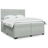 Box Spring Bed With Mattress Small Double Velvet