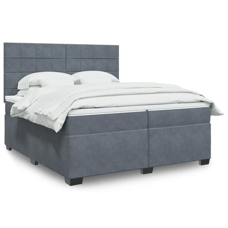 Box Spring Bed With Mattress Small Double Velvet