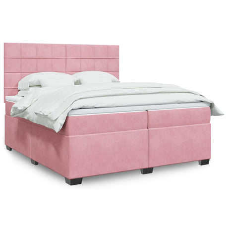 Box Spring Bed With Mattress Small Double Velvet