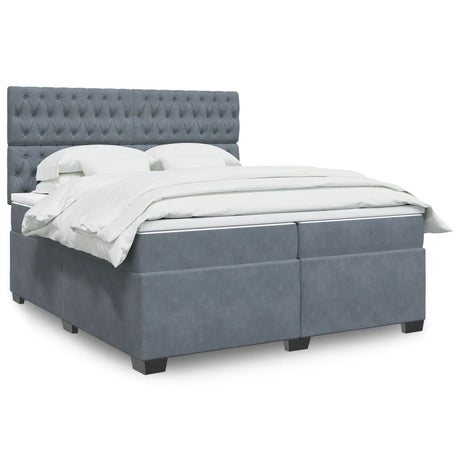 Box Spring Bed With Mattress Small Double Velvet