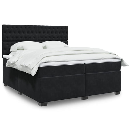 Box Spring Bed With Mattress Small Double Velvet