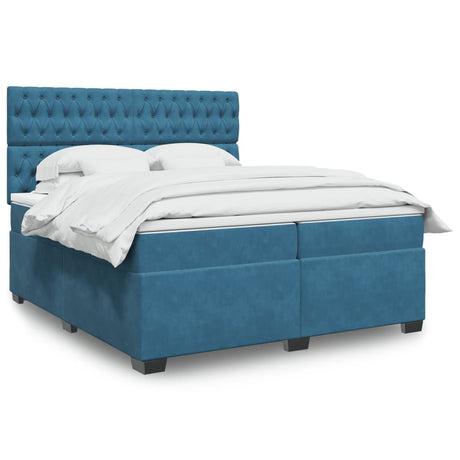 Box Spring Bed With Mattress Small Double Velvet