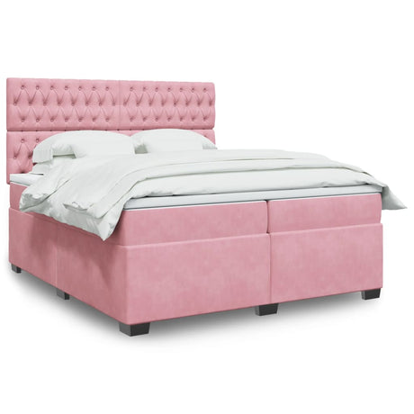 Box Spring Bed With Mattress Small Double Velvet