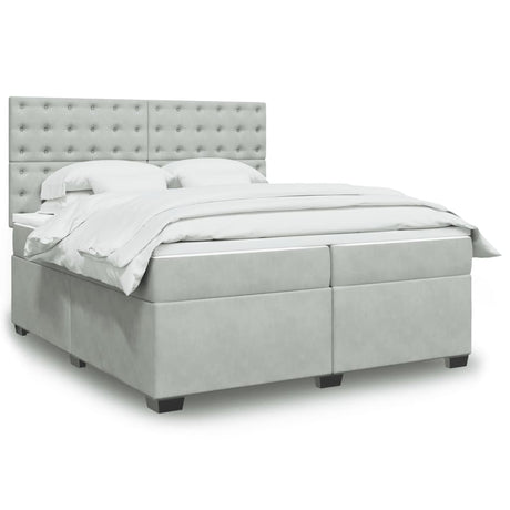 Box Spring Bed With Mattress Small Double Velvet
