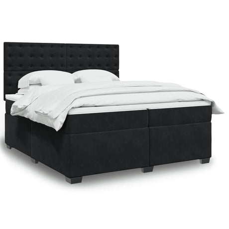Box Spring Bed With Mattress Small Double Velvet