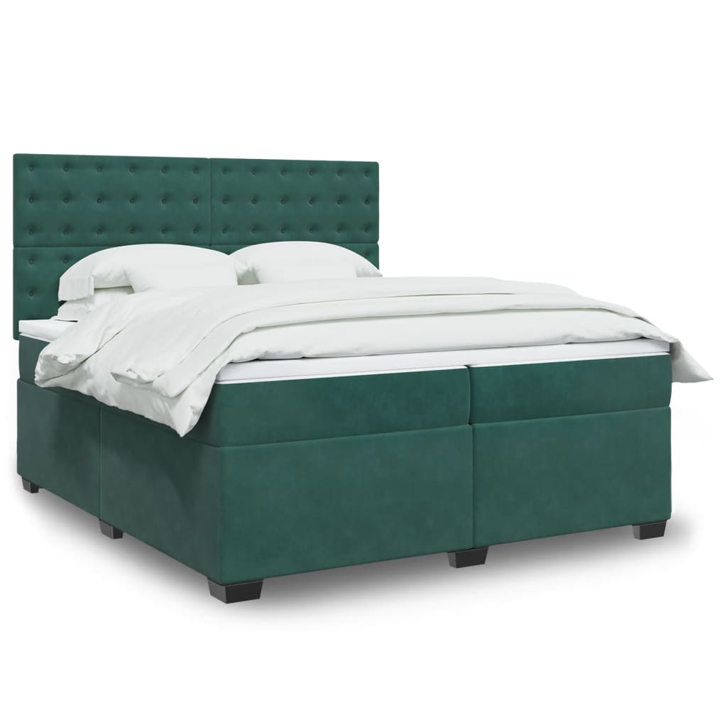 Box Spring Bed With Mattress Small Double Velvet
