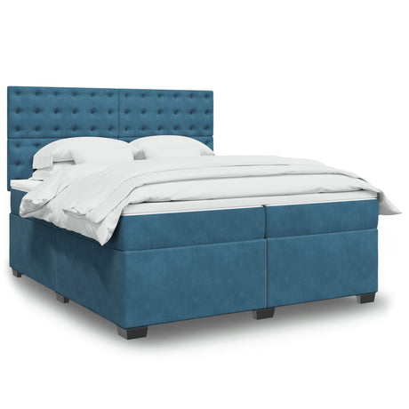 Box Spring Bed With Mattress Small Double Velvet
