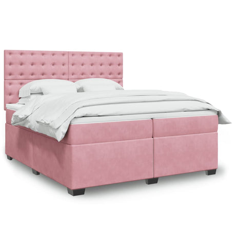 Box Spring Bed With Mattress Small Double Velvet