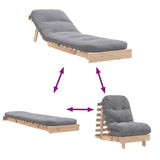Futon Sofa Bed With Mattress Solid Wood Pine
