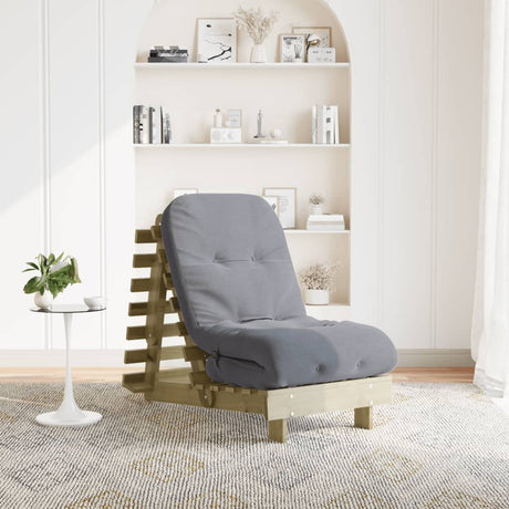 Futon Sofa Bed With Mattress Solid Wood Pine