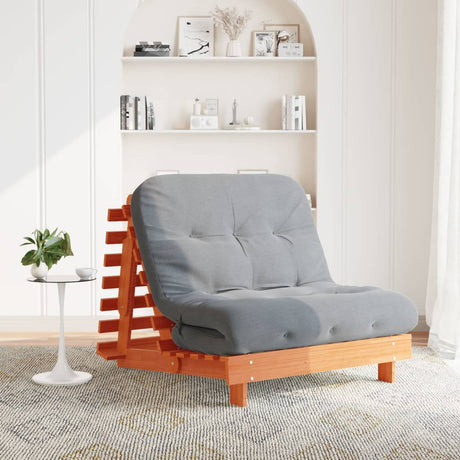 Futon Sofa Bed With Mattress Solid Wood Pine
