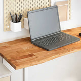 Desk Top Untreated Solid Wood Oak Rectangular