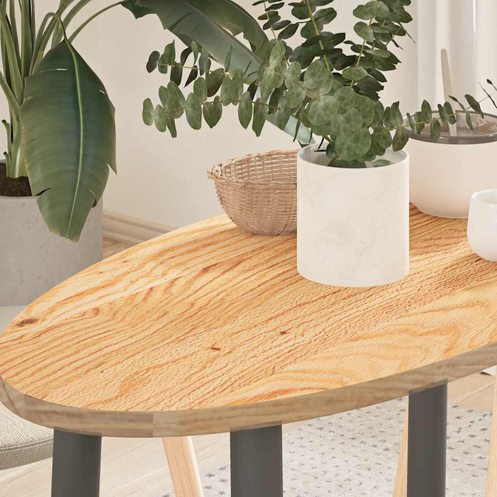 Table Top Solid Wood Oak Oval