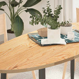 Table Top Solid Wood Oak Oval