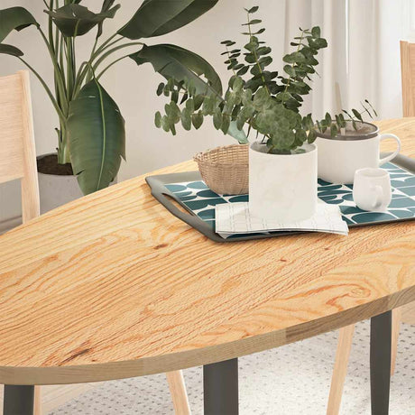 Table Top Solid Wood Oak Oval