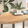 Table Top Solid Wood Oak Oval