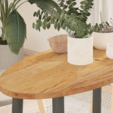 Table Top Solid Wood Oak Oval
