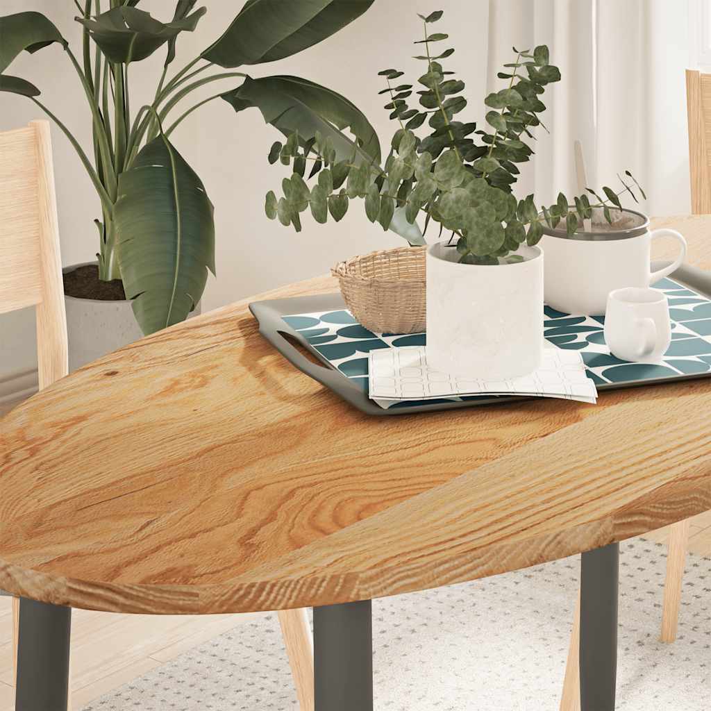 Table Top Solid Wood Oak Oval
