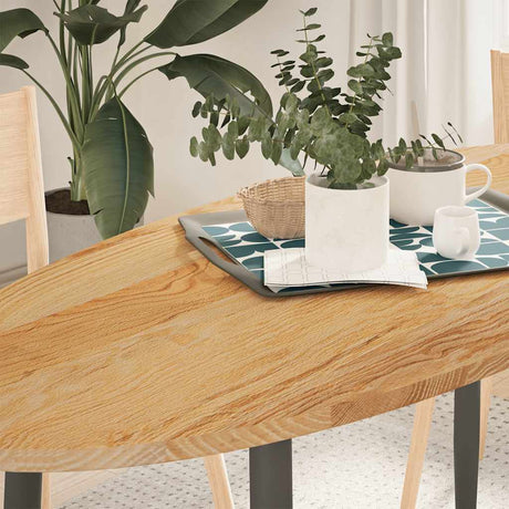 Table Top Solid Wood Oak Oval