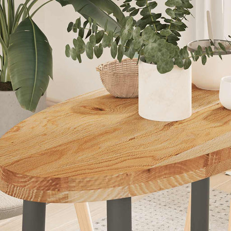 Table Top Solid Wood Oak Oval