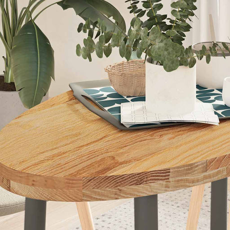 Table Top Solid Wood Oak Oval