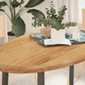 Table Top Solid Wood Oak Oval
