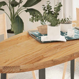 Table Top Solid Wood Oak Oval