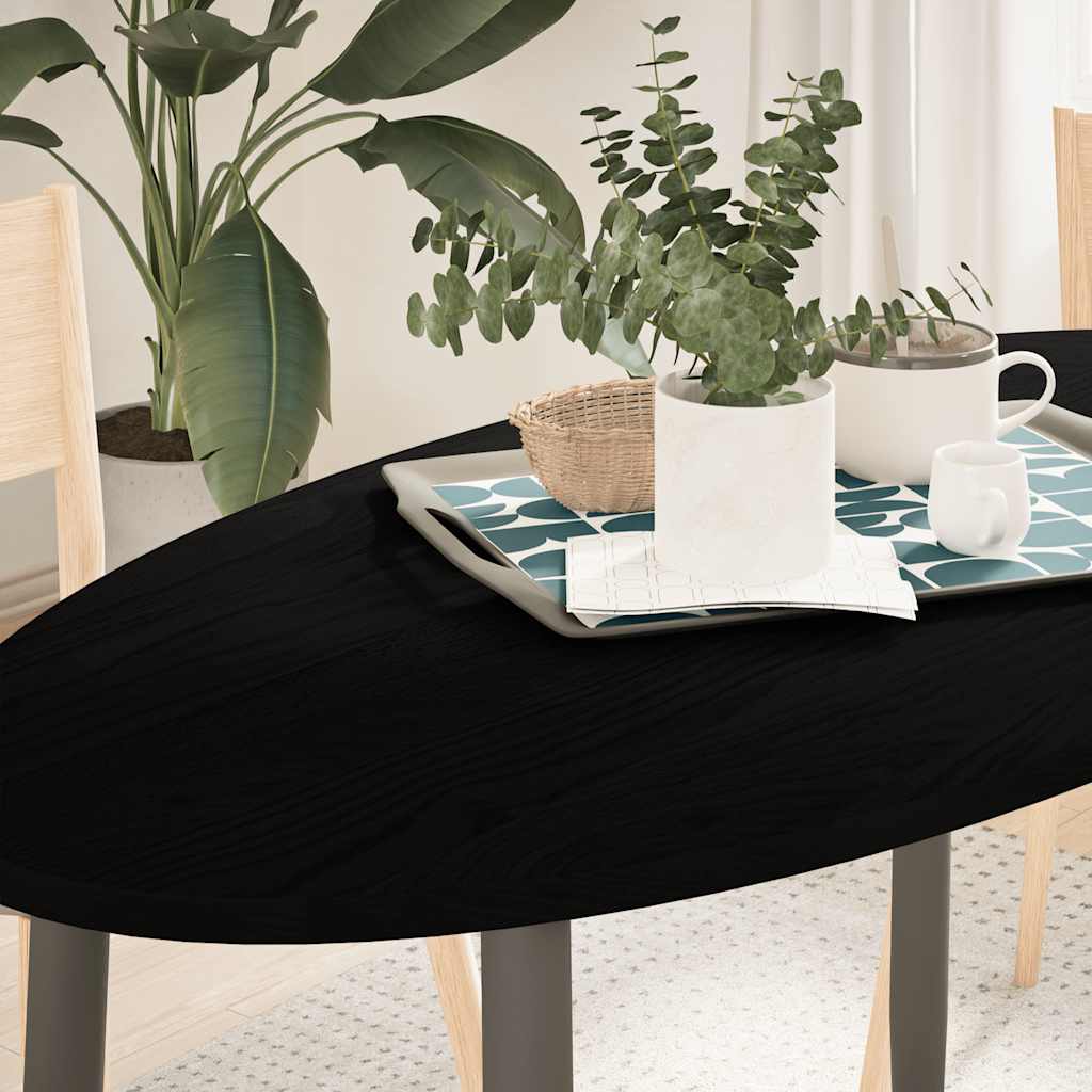 Table Top Solid Wood Oak Oval