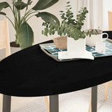 Table Top Solid Wood Oak Oval