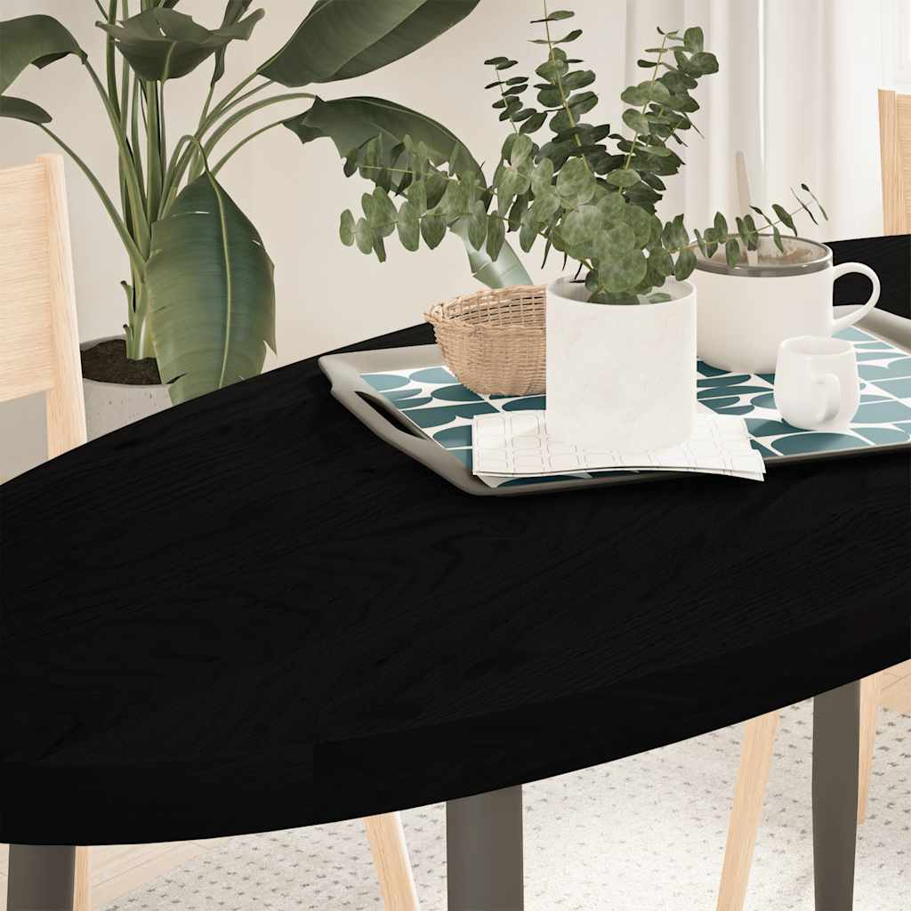 Table Top Solid Wood Oak Oval