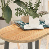 Table Top Solid Wood Oak Oval