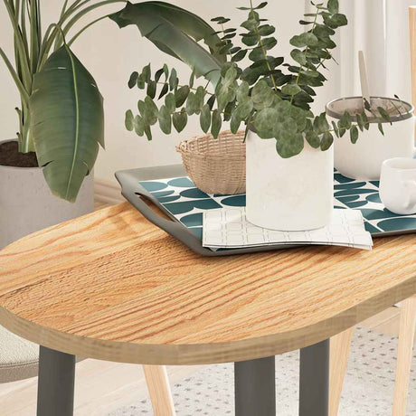 Table Top Solid Wood Oak Oval