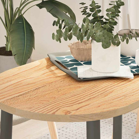 Table Top Solid Wood Oak Oval