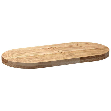 Table Top Solid Wood Oak Oval
