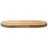 Table Top Solid Wood Oak Oval