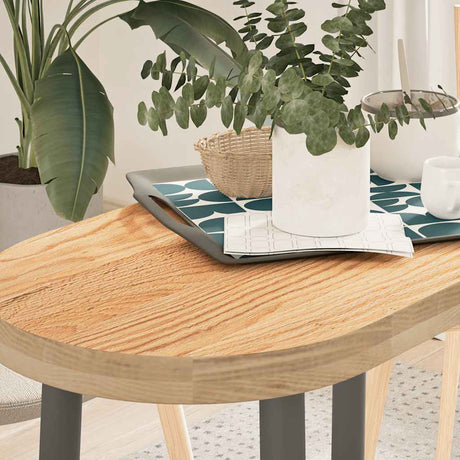 Table Top Solid Wood Oak Oval