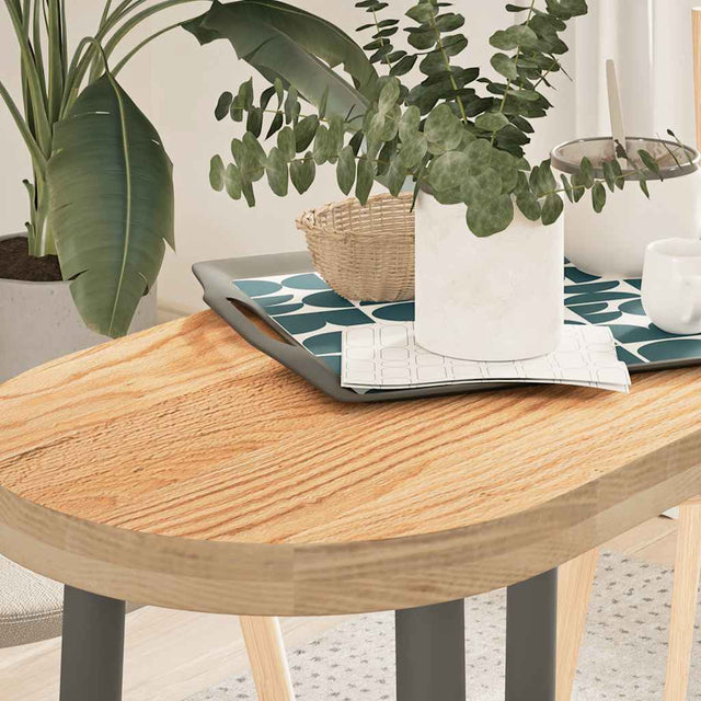 Table Top Solid Wood Oak Oval