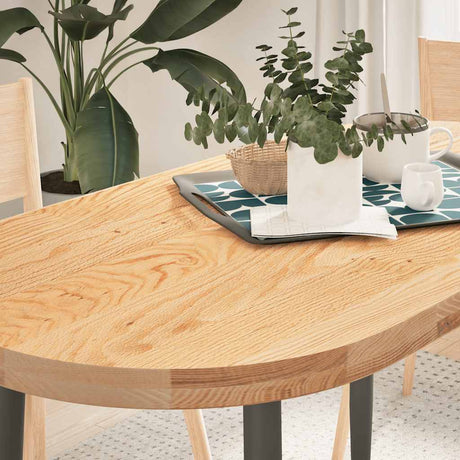 Table Top Solid Wood Oak Oval