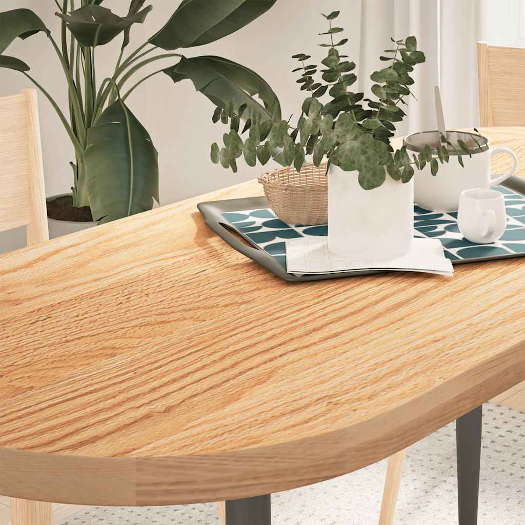 Table Top Solid Wood Oak Oval
