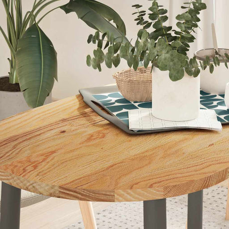 Table Top Solid Wood Oak Oval