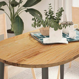 Table Top Solid Wood Oak Oval