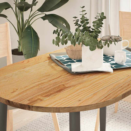 Table Top Solid Wood Oak Oval